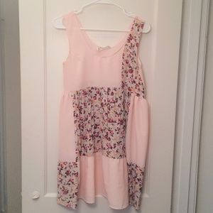 One &Only x Urban Renewal Babydoll Patchwork Dress
