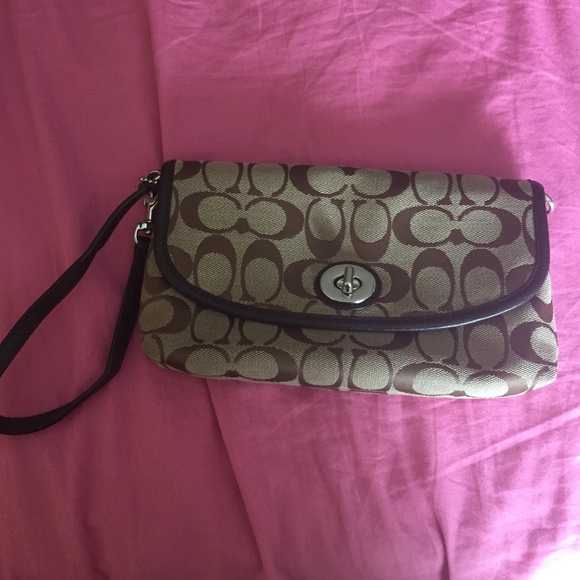 Authentic coach wristlet
