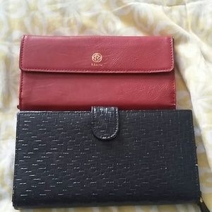 Wallet bundle relic and a vegan wallet.