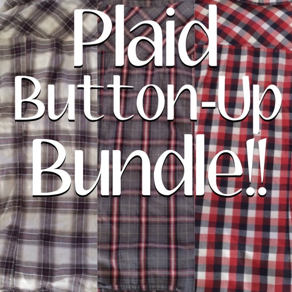 Plaid Button-Up Bundle!! - Picture 1 of 4