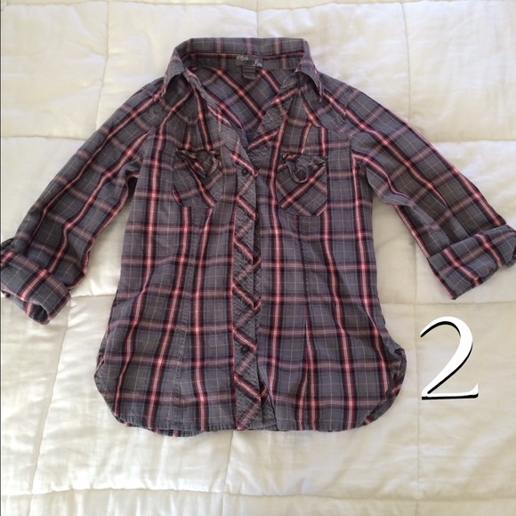 Plaid Button-Up Bundle!! - Picture 3 of 4