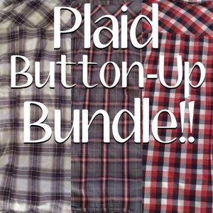 Plaid Button-Up Bundle!!