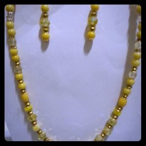 Necklace and earrings