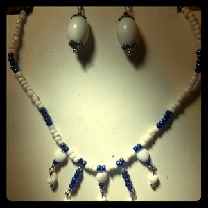 Necklace and earrings
