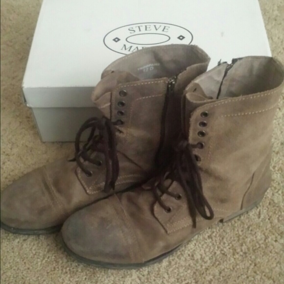 Men's Steve Madden combat boots - size 12