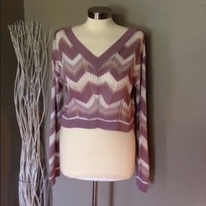 Charlotte Russe chevron sweater