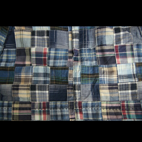 American Eagle Blue Plaid Quilted Skirt - Picture 3 of 4