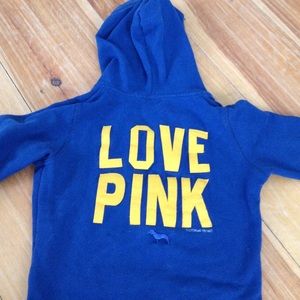 Victoria secret- pink v neck sweatshirt