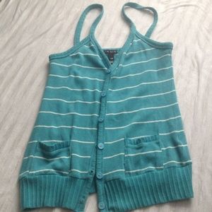 FREE - Turquoise Striped Tank Top Vest!