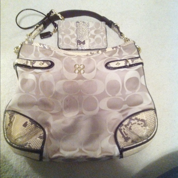 Python Trim Coach Bag