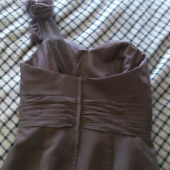 **SOLD** One Shoulder Short Formal Dress - Picture 3 of 4