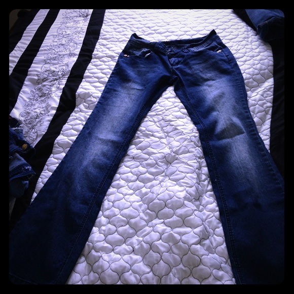 Angel boot cut jeans
