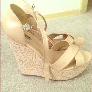 Pink creme wedges