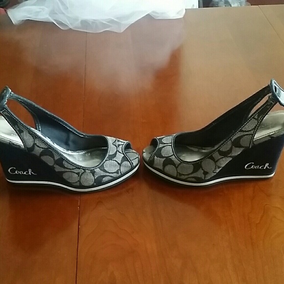 Coach Denim shoes.