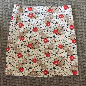 Size 2 Ann Taylor Loft skirt. Flower pattern.