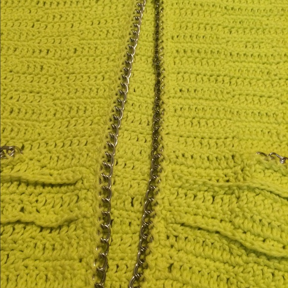Pure Knit Chartreuse Sweater - Picture 2 of 3