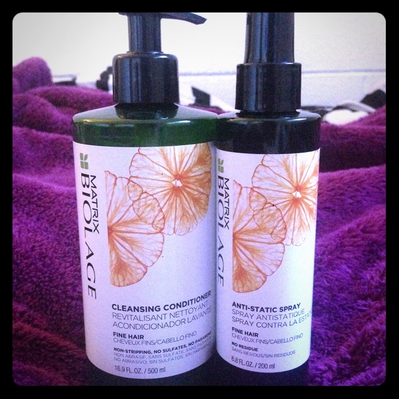 Biolage Cleansing Cream & Anti-Static Spray