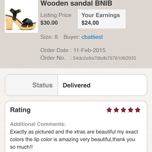 Feedback and Ratings for reference