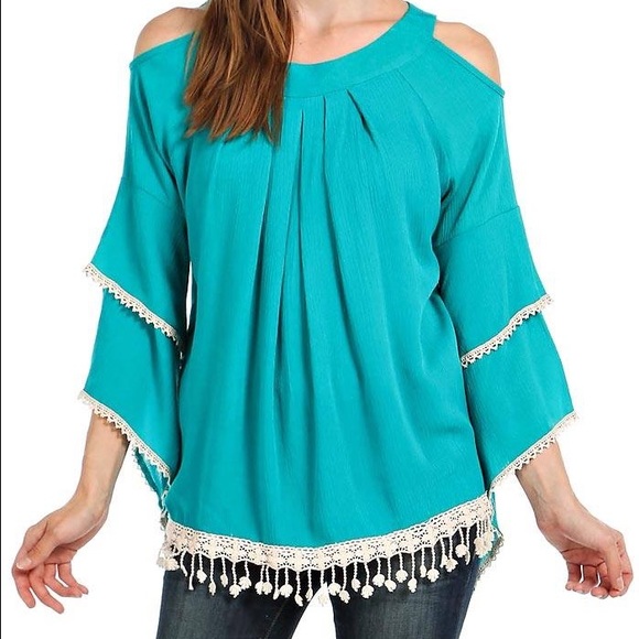 🔆🔅❤️Cold Shoulder Boho Top❤️🔅🔆