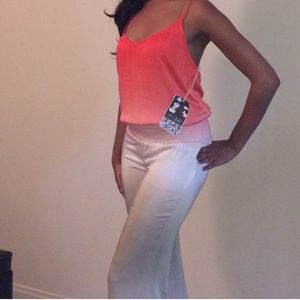 YFB Mills jumpsuit in fire ombré