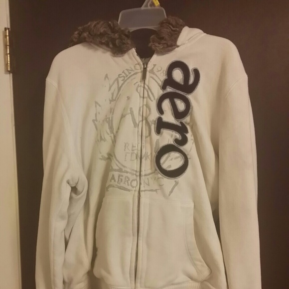 Aeropostale Jackets & Blazers - Aero Sweater with fur hood