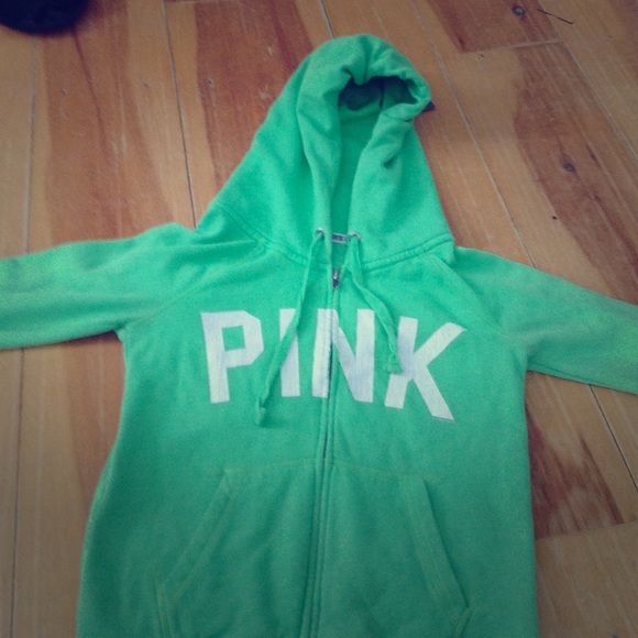 Pink- Victoria secret zip up sweatshirt
