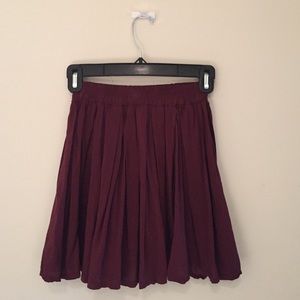 Brandy Melville Burgundy Skirt