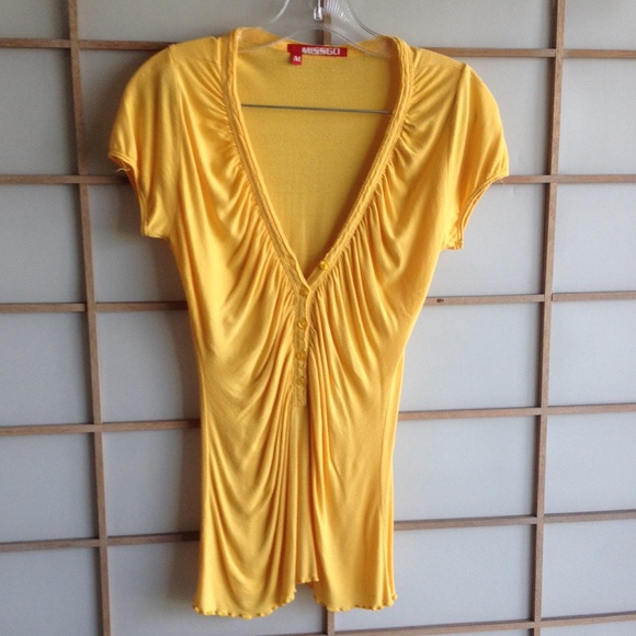 Miss 60 blouse Yellow