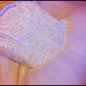 David's Bridal wedding gown/ cotillion dress.