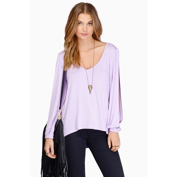 Tobi lavender top