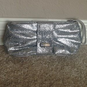 Victoria's Secret silver clutch