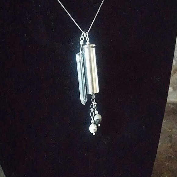 Steel "38 Special" Bullet Necklace - Picture 2 of 4