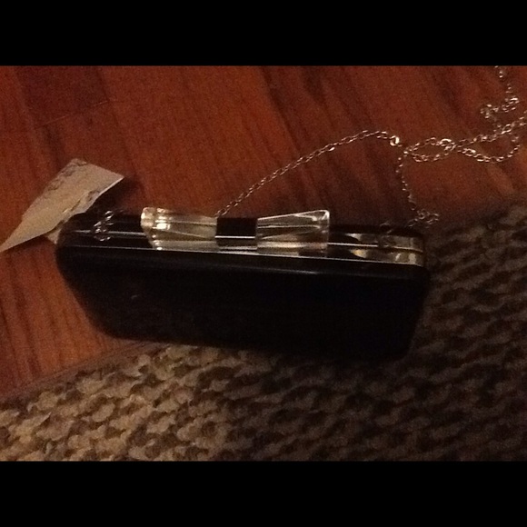 Clear  See thru smoke color lucite Evening bag - Picture 1 of 4