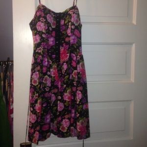flower print dress
