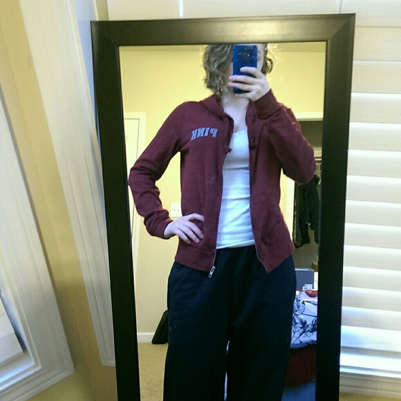 Maroon 'pink' hoodie