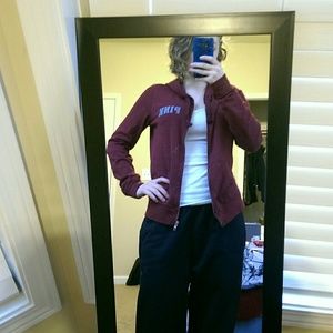 Maroon 'pink' hoodie