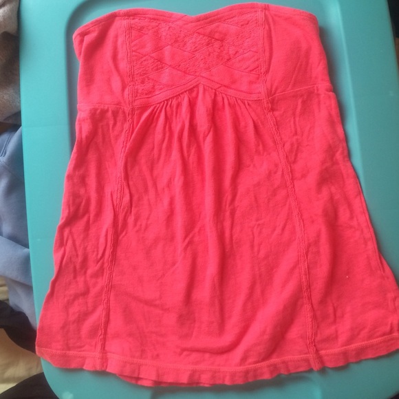 Strapless shirt