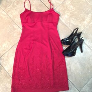 Red party dress never worn