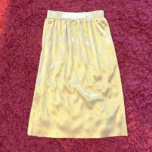 tfnc London gold skirt