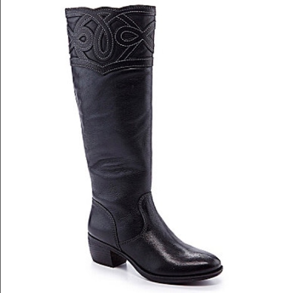 👢SOLD👢Nurture Black Knee High Riding Boots - Picture 1 of 5