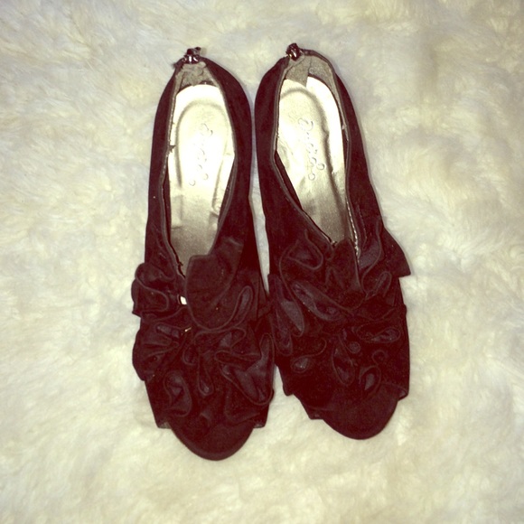 Black Charlotte Russe high heels.