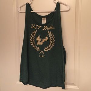 NWOT Victoria's Secret PINK USF BULLS Tank