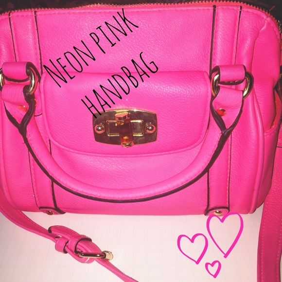 Neon Pink Handbag from Target