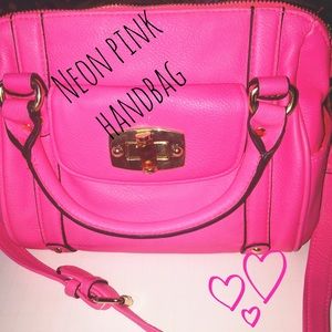 Neon Pink Handbag from Target