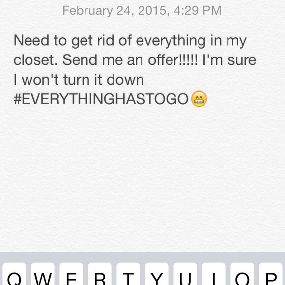 Everything !! Shoes, clothes, coats