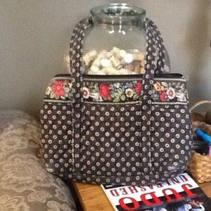 Vera Bradley mostly black handbag.