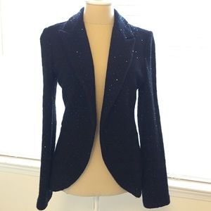 BCBG wool/knit blazer