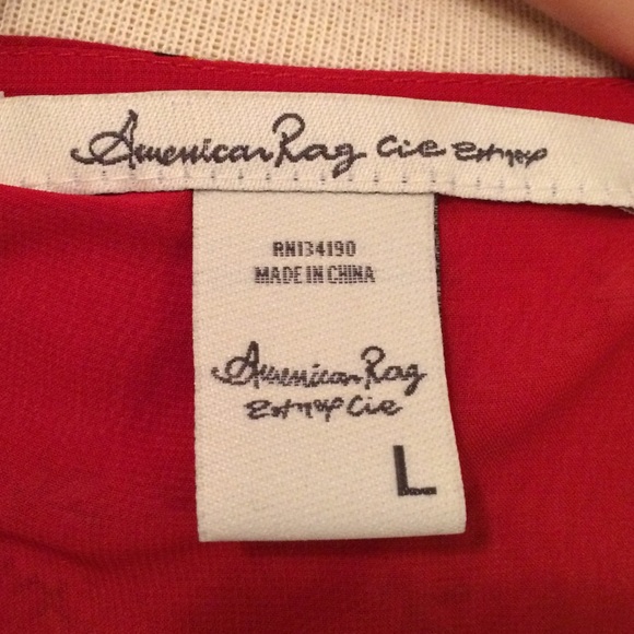 🚫SOLD on eBay🚫Red American Rag - Picture 4 of 4