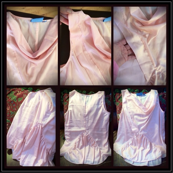 NEW LISTING❤️SILKY PINK TOP by Vera Wang - Picture 2 of 3