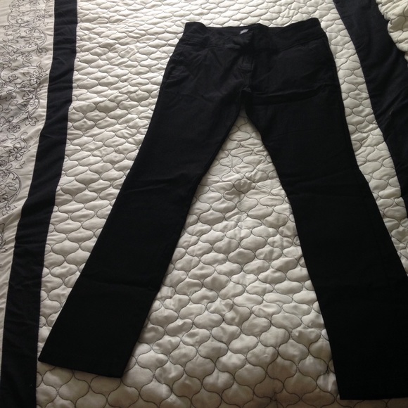 Black skinny dress pants